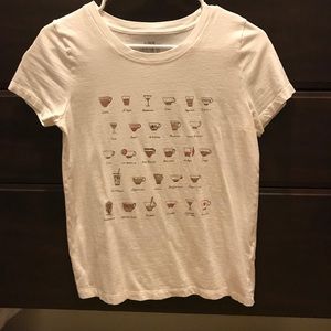 J. Crew Coffee Graphic tee
